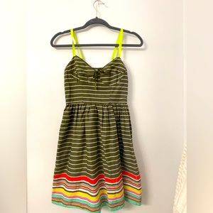 Mossimo size medium corset style swing skirt dress